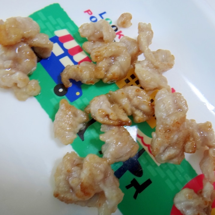 離乳食*豚肉のバターしょうゆ焼き